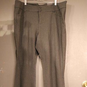 Char. Gray Ponte Trousers